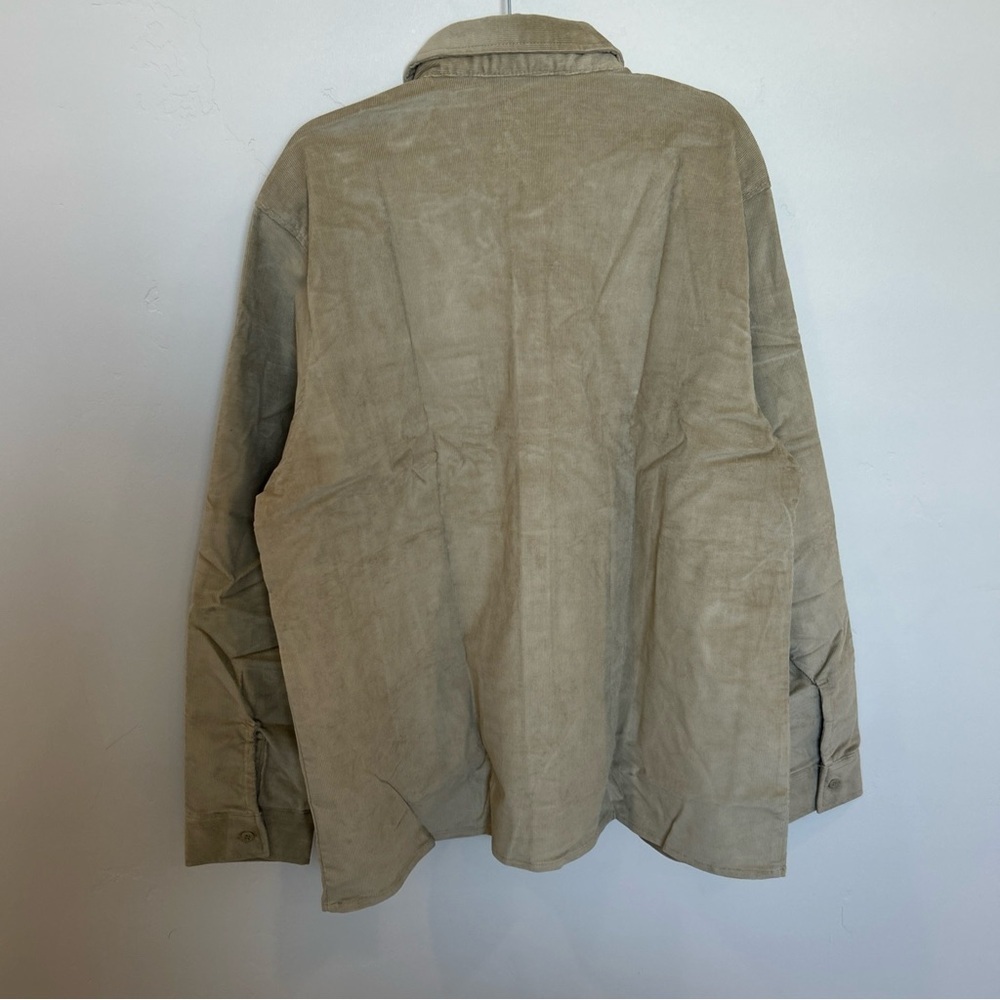 Dickies Relaxed Fit Corduroy Shirt, Tan, 2XL - Picture 8 of 8